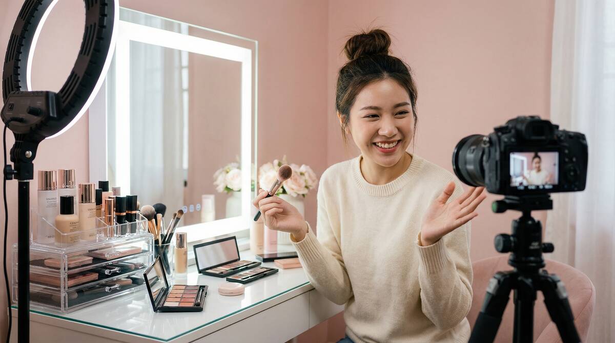 糖心vlog美妆视频教程